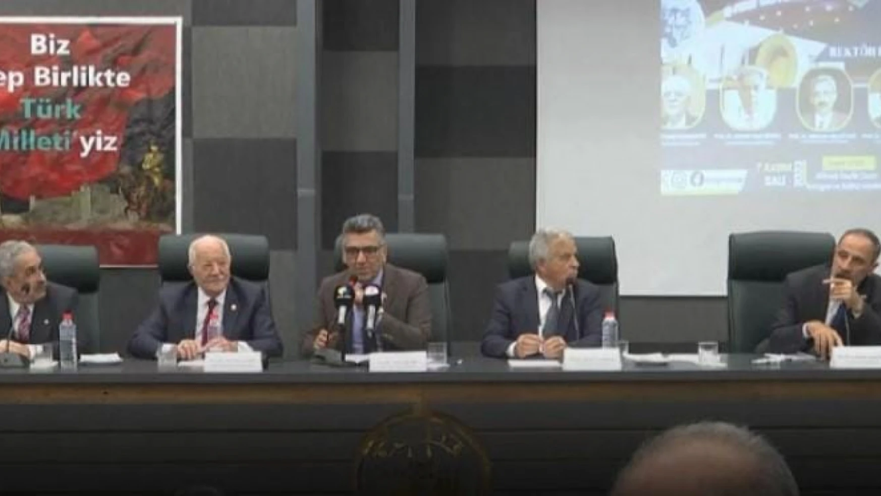 Elazığ'da 'rektör hocalar konuşuyor' paneli düzenlendi