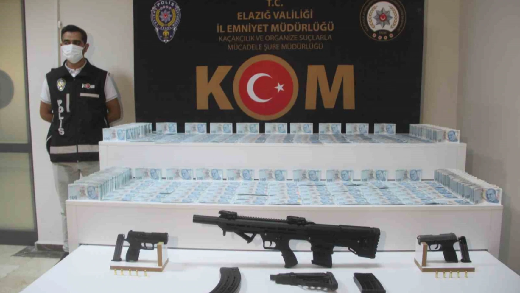 Elazığ'da sahte para ve silah ticaretine yönelik operasyon: 6  gözaltı