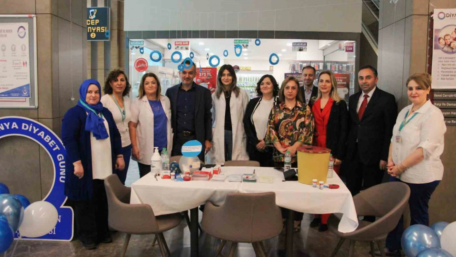 Fethi Sekin Şehir Hastanesi'nde 'Dünya Diyabet Günü' etkinliği