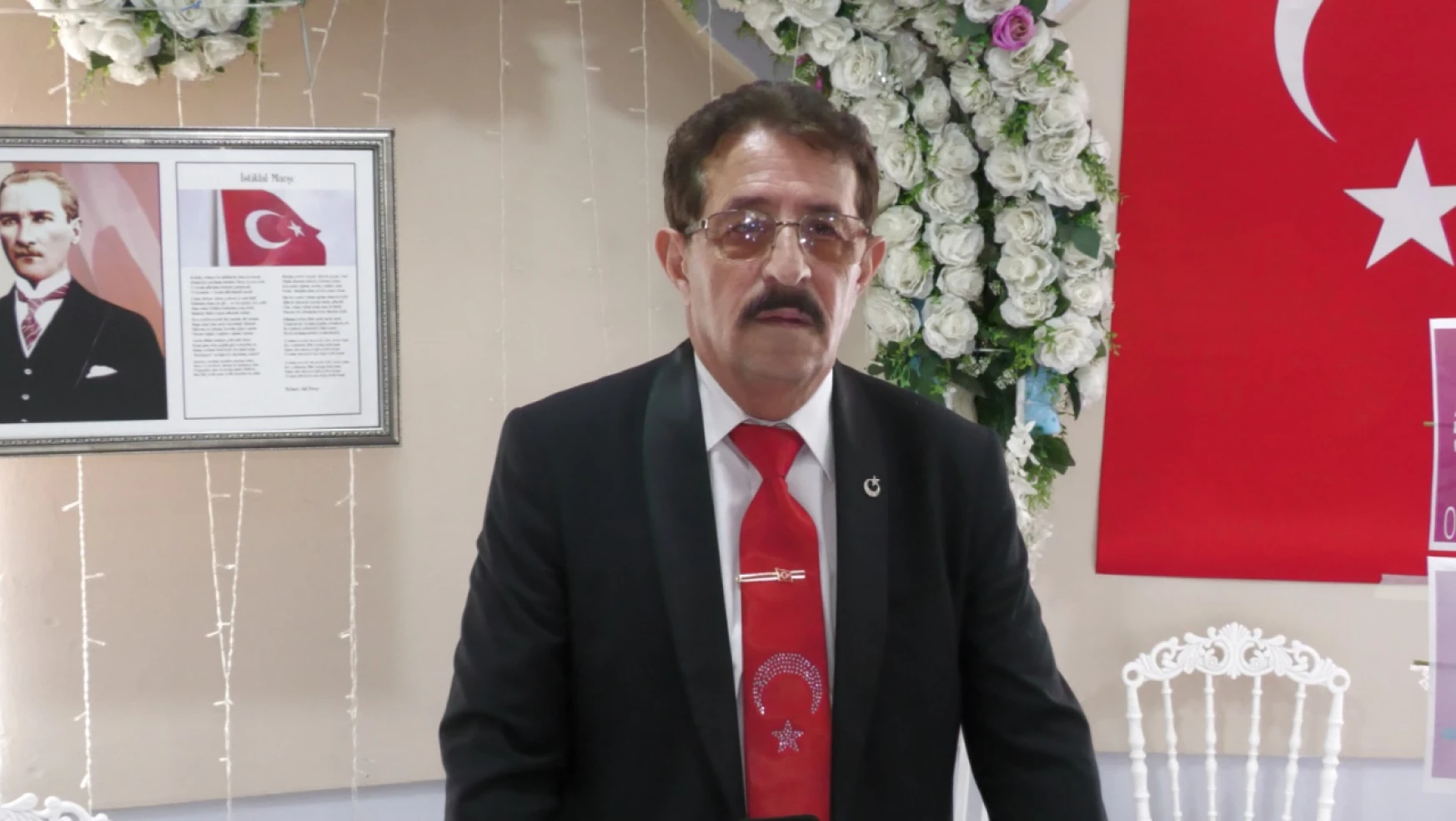 Kayabaş, yeniden tüm emekliler derneği Elazığ şubesi başkanlığı'na seçildi