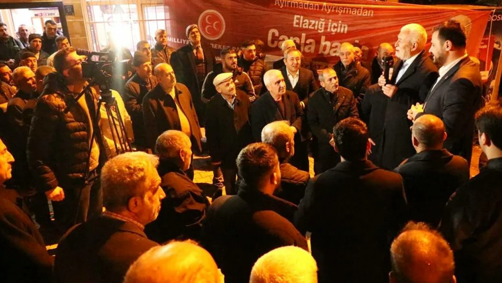 MHP Elazığ belediye başkan adayı Doç. Dr. Aygen'in seçim temasları
