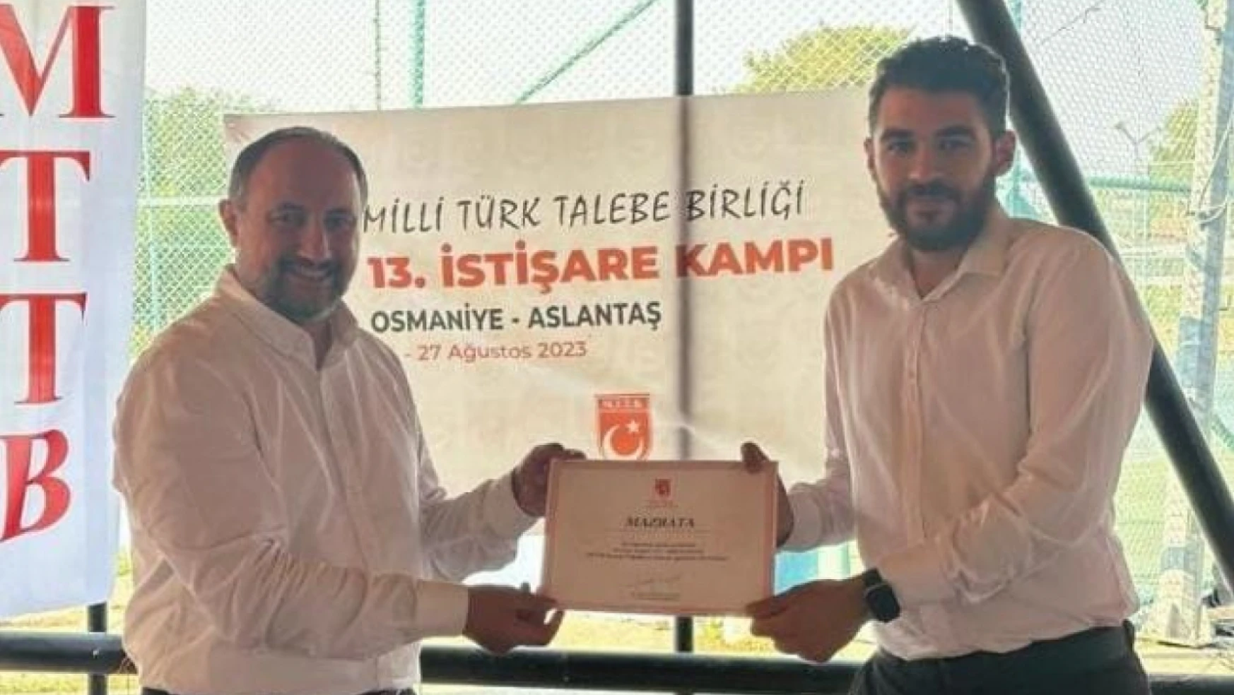 Milli Türk talebe birliği Elazığ il başkanlığı'na Ezbet getirildi
