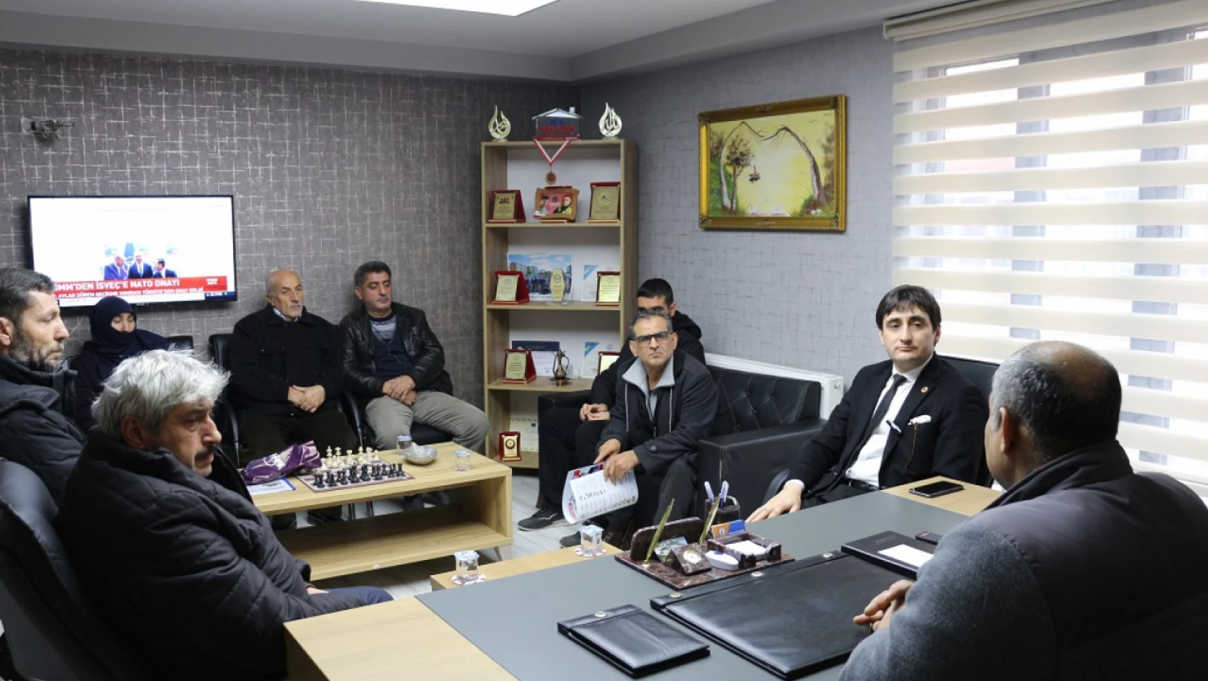 Saadet Partisi Elazığ belediye başkan adayı Akın'ın seçim ziyaretleri
