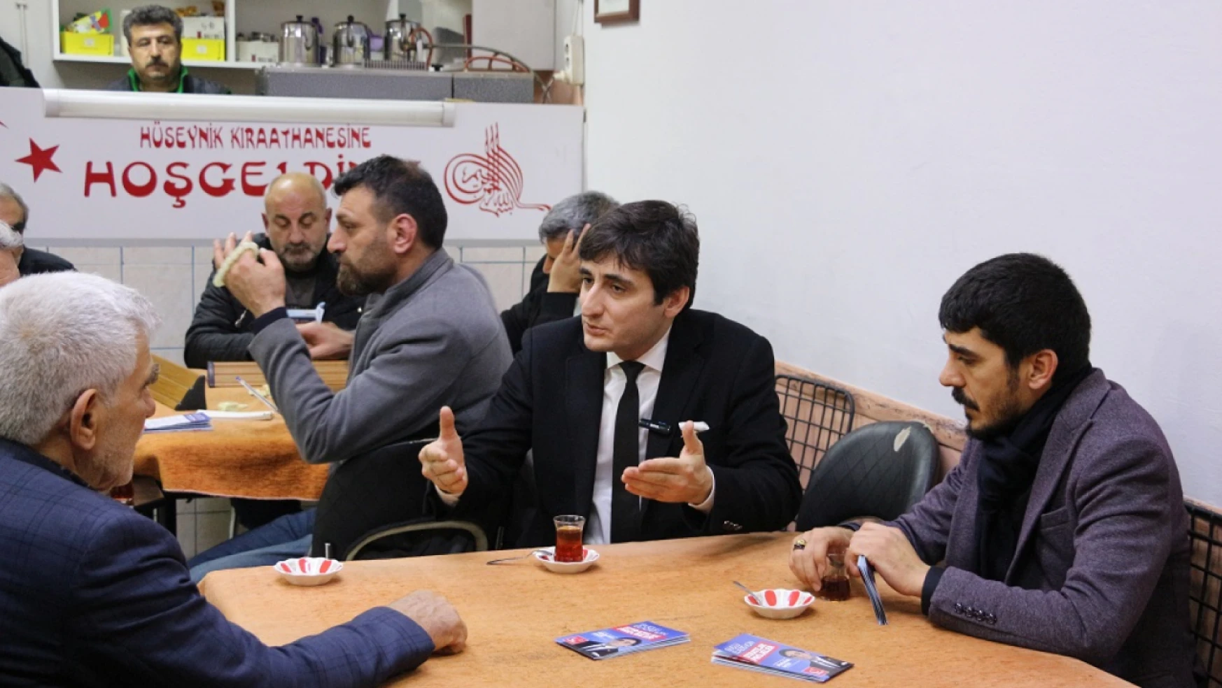 Saadet Partisi Elazığ belediye başkan adayı Akın, Doğukent Ve Ulukent mahallesi'nde