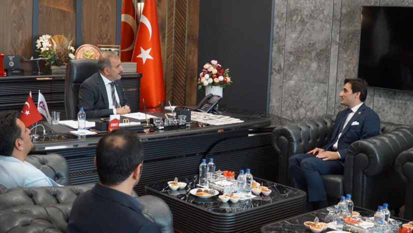 Başkan Akın, ETSO Başkanı Alan ile bir araya geldi