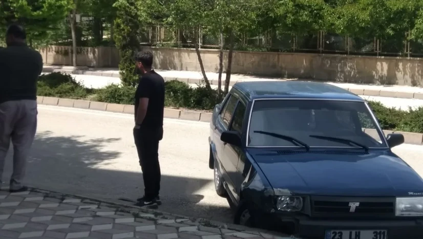 Elazığ'da Maddi Hasarlı Trafik Kazası