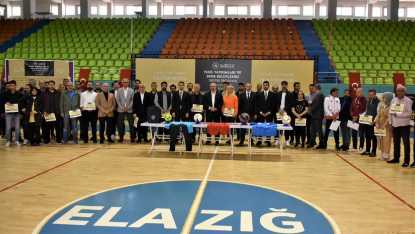 Gençlik Ve Spor Bakanlığı'ndan Elazığ Kulüplerine ayni ve nakdi yardım